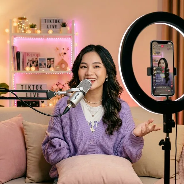 Idol TikTok Live hát trên sóng
